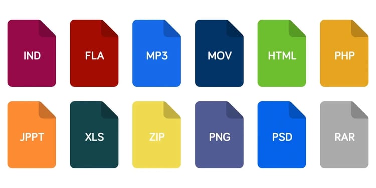 different file format
