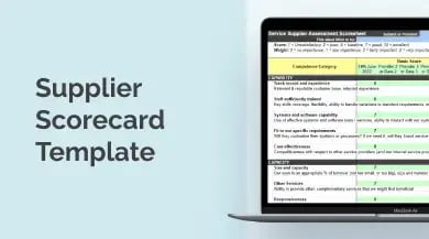 Supplier-Scorecard-Template