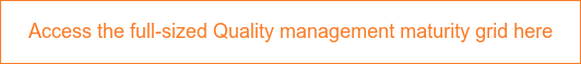 Access the full-sized Quality management maturity grid here