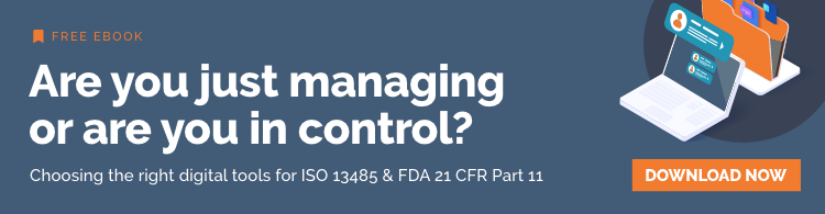 Document control for medical device developers