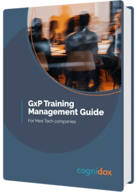 GxP training management guide for med tech companies