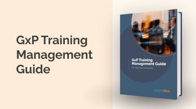 GxP Training Management guide